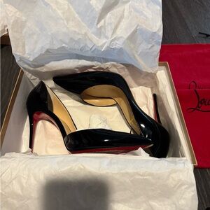 Christian Louboutin Black and Red Heels